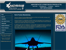 Tablet Screenshot of norrisprecision.com